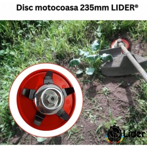 Disc motocoasa pentru buruieni, prasit/plivit, ROSU STEA, MX960 - Img 3
