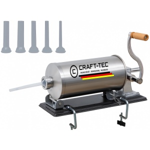 Masina carnati ORIZONTALA , 5.5 KG, 5 palnii incluse{10,17,21,25,29} Craft-tec MX130