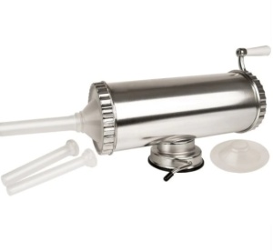 Masina pentru umplut carnati, din inox, 2.5kg, 3 palnii incluse - Img 2