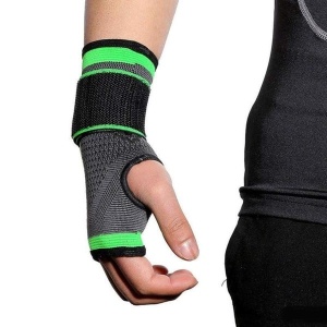 Orteza Elastica Pentru Incheietura Mana, Ajustabila Cu Bretea Elastica, Material Elastic Respirabil, Marime Universala, Pentru Mana Stanga Sau Dreapta - Img 5