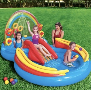 Piscina cu Fantana Arteziana pentru Copii 2.97x1.93x1.35m - Intex