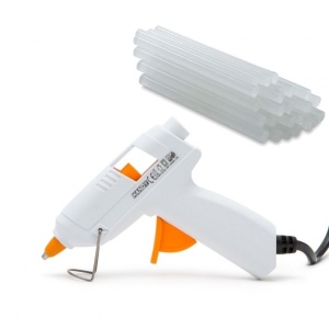 Pistol pentru lipire termoadeziva, 7 mm + 20 Batoane cadou