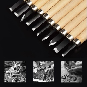 Set 12 Dălți pentru sculptare în lemn - Img 3