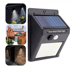 Set 2 Lampi solare de perete cu 30 LED si senzor de miscare - Img 3
