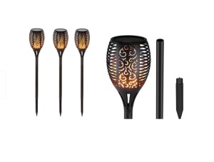 Set 3 Lampă solara cu LED-uri de tip torta