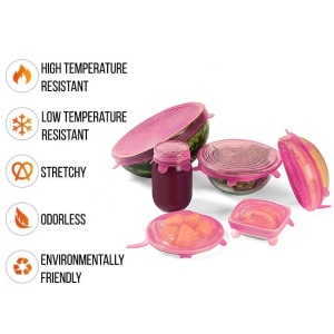 Set De 6 Capace Flexibile Din Silicon - Img 3