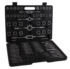 Set metric profesional de tarozi si filiere, 110 piese, M2-M18
