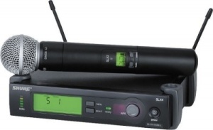 Set microfon si receiver wireless Shure SM58 SLX4