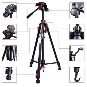 Trepied foto video cu sistem de verificare planeitate 167cm