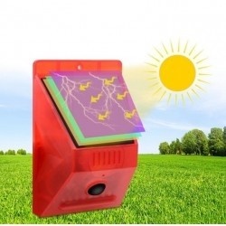 Alarma solara cu lumina de avertizare, senzor de miscare si telecomanda - Img 2