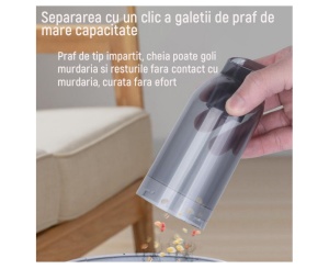 Aspirator de mana, putere 120W, 9000PA, 2000 mA, HL-107, Gri - Img 5