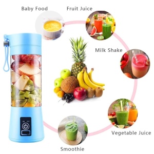 Blender portabil multifunctional Fresh Smootie cu acumulator si incarcare USB