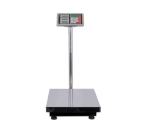 Cantar electronic, cu platforma 1000 KG, afisaj LCD, Acumulator si Platan