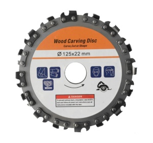 Disc cu lant pentru polizor unghiular 125 x 22, diametru 5'' MX457
