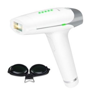 Epilator IPL, 5 trepte de intensitate, 300.000 pulsatii, 2 capete interschimbabile - Img 3