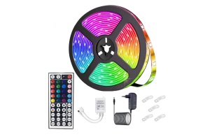 Kit Banda LED RGB, 20 Culoare, 8 Moduri, 6 DIY, rezistent la apa IP65, poate fi taiat, luminozitate reglabila
