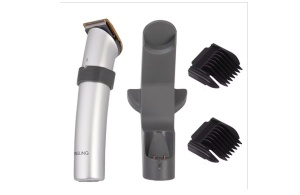 Masina de tuns fara fir, reincarcabila, Accesorii incluse, Argintiu/negru