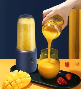 Mini Blender Portabil Juicer Cup, 6 Lame, 300 ml, Incarcare USB - Img 2