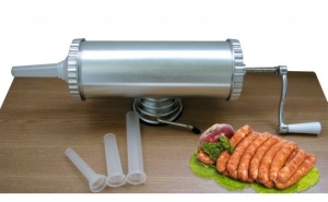 Pachet Masina de facut carnati, capacitate 2.5 kg, CADOU Aparat de facut sarmale - Img 3