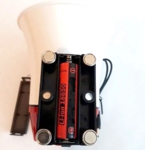 Portavoce auto megafon cu acumulator 111 DB - Img 2