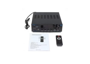 Amplificator audio 160W, Boxe pasive, Bluetooth USB, Statie amplificare Difuzor - Img 2