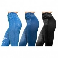 Colanti imitatie piele imblaniti - Img 2