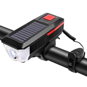 Lanterna pentru bicicleta reincarcabila 2in1 cu LED si alarma