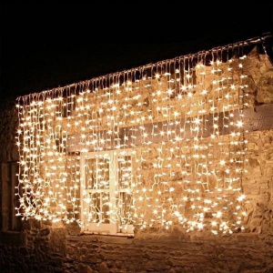 Perdea luminoasa 3 X 3 M, 390 leduri conectabila
