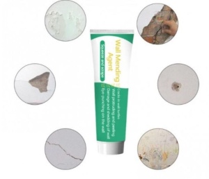 2x Kit instant pentru reparat peretii, crema alba reparatoare - Img 3