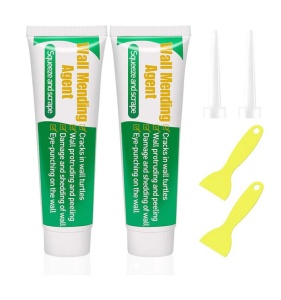 2x Kit instant pentru reparat peretii, crema alba reparatoare