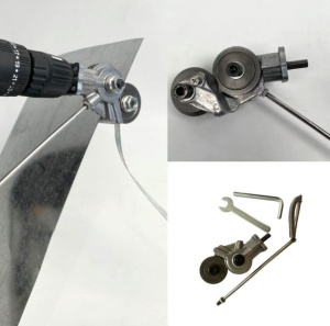 ADAPTOR PENTRU BORMASINA DE TAIAT TABLA SI MATERIALE FIEROASE - Img 2