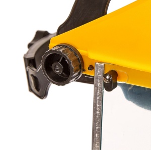 Casca protectie MOTOCOASA cu viziera plexiglas PLASTIC MX505 - Img 4