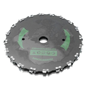 Disc motocoasa NR 9, 230 X 20T, CU DINTI TIP LANT DRUJBA, MX693