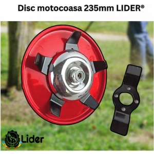 Disc motocoasa pentru buruieni, prasit/plivit, ROSU STEA, MX960 - Img 4