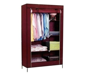 Dulap multifunctional textil cu spatiu pentru umerase si rafturi - Img 2