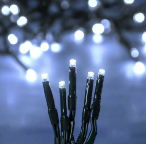 Instalatie de Lumini cu 1200 de Becuri LED cu Program 59,95m de Interior & Exterior - Alb Rece