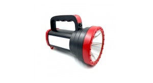 Lanterna cu LED 30 W, acumulator integrat, culoare negru/rosu