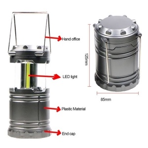 Lanterna LED pentru camping cu 3 moduri iluminare - Img 2