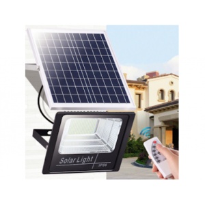 Panou solar cu proiector 50W, cu telecomanda
