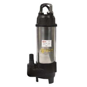 Pompa pentru apa murdara cu dublu tocator DDT, 370 W, inox, 1 tol, 6mc/h, 10 m refulare