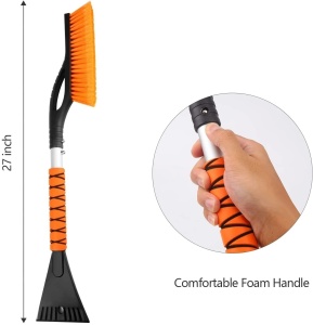 Racleta gheata 2 in 1 cu perie zapada si maner extensibil 41-60 cm - Img 3