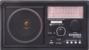 Radio FM/AM/SW, X-BASS, USB, TF CARD