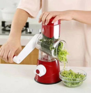 Razatoare manuala Tabletop Drum Grater pentru legume cu 3 lame interschimbabile - Img 2