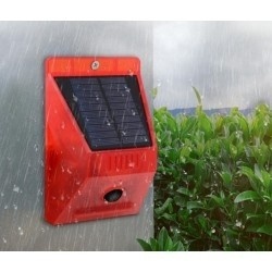 Alarma solara cu lumina de avertizare, senzor de miscare si telecomanda - Img 3