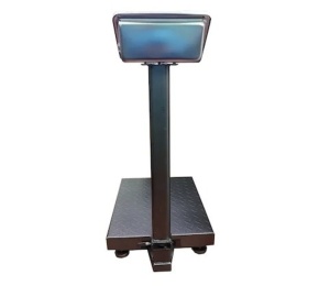 Cantar cu platforma, brat rabatabil , display LCD, 350 Kg - Img 2