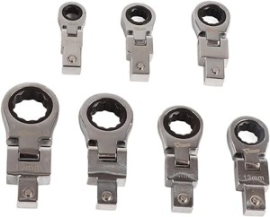 Cheie combinata clichet cu capete 8 interschimbabile cu diametru variabil 8mm-19mm - Img 3