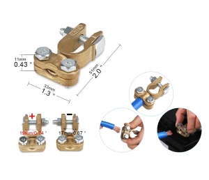 Coliere pentru borne acumulator auto