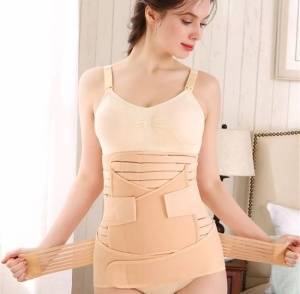 Corset Postnatal, susținere, modelator al zonei abdomenului superior, abdomenului inferior si pelvisului - Img 2