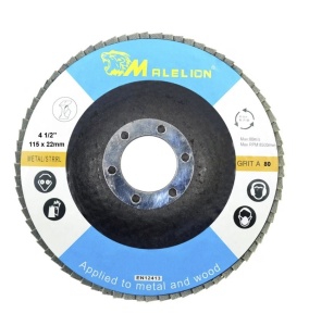 Disc lamelar pentru slefuit metal/lemn, 180x22mm, granulatie 80, MX349