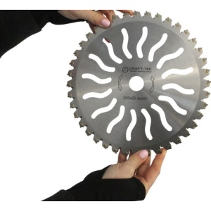 Disc motocoasa NR 10, 255x25.4x40T arbusti, dinti videa, model SOARE, MX1017 - Img 2